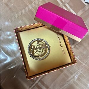 Charter Club Gold and Silver Circular Brooch